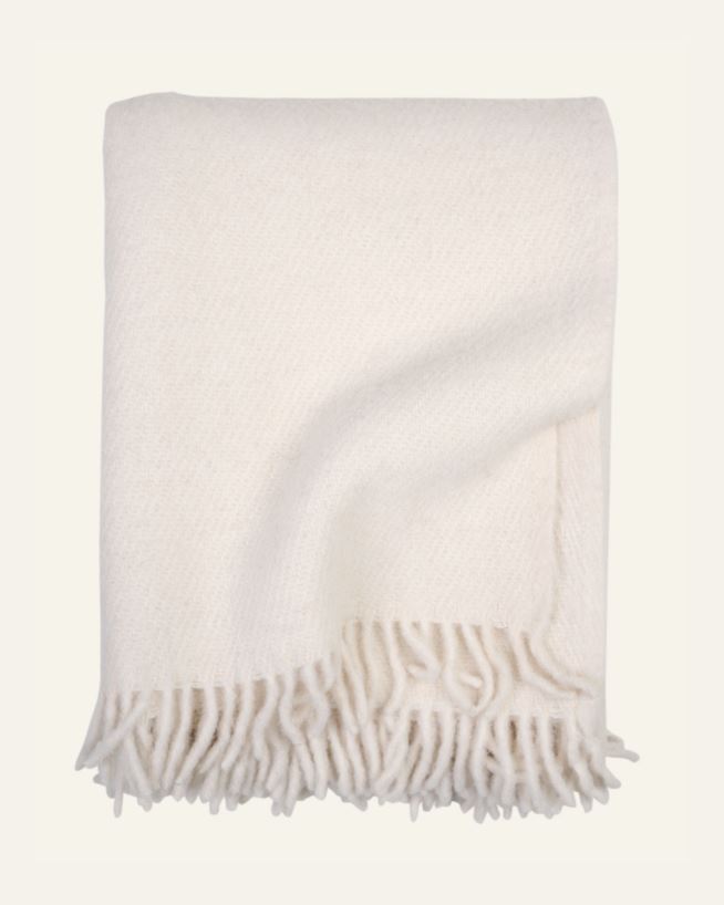 Wolldecke Offwhite - 130x170 cm Offwhite - 1