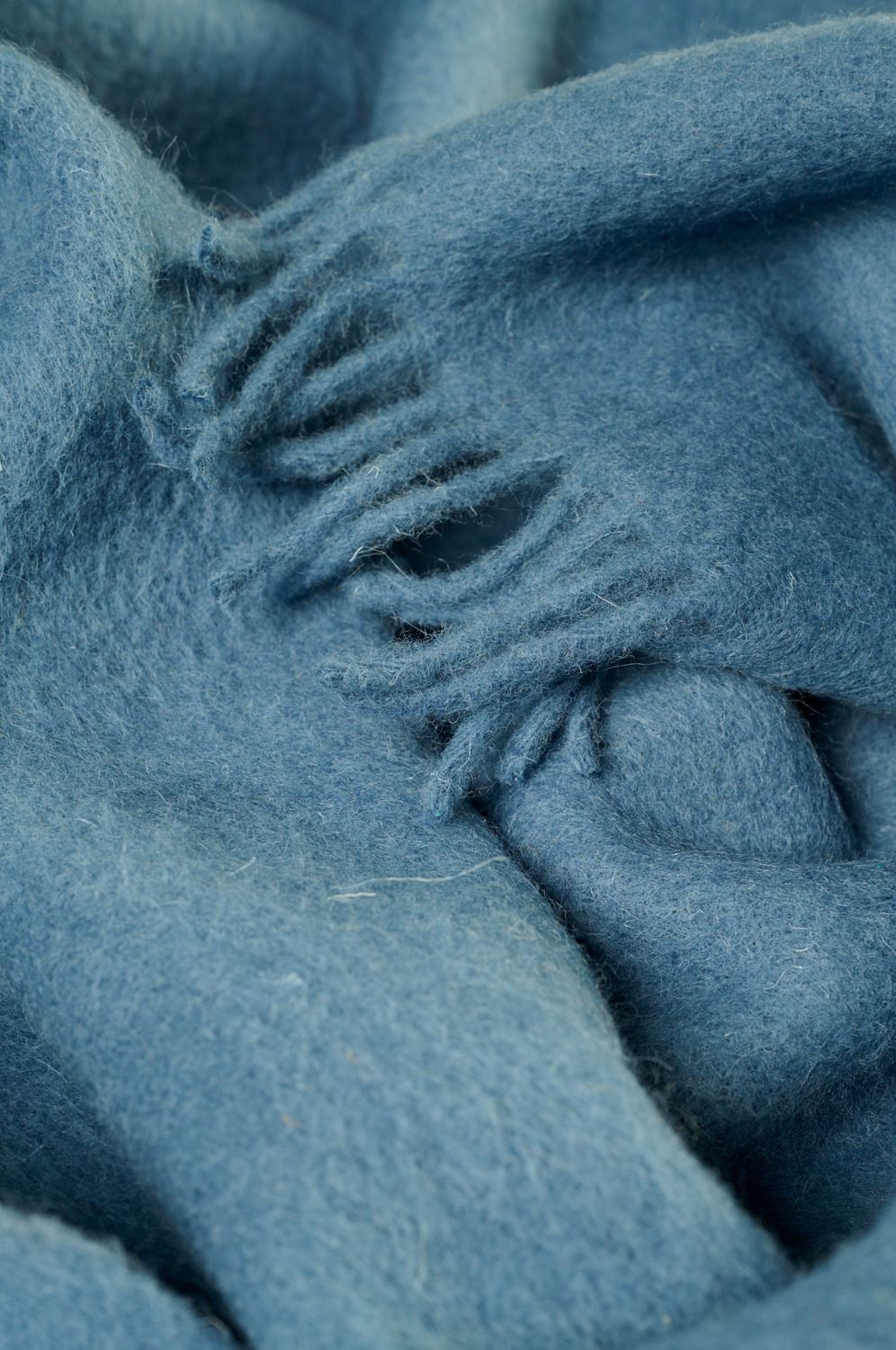 Wolldecke Blau - 3