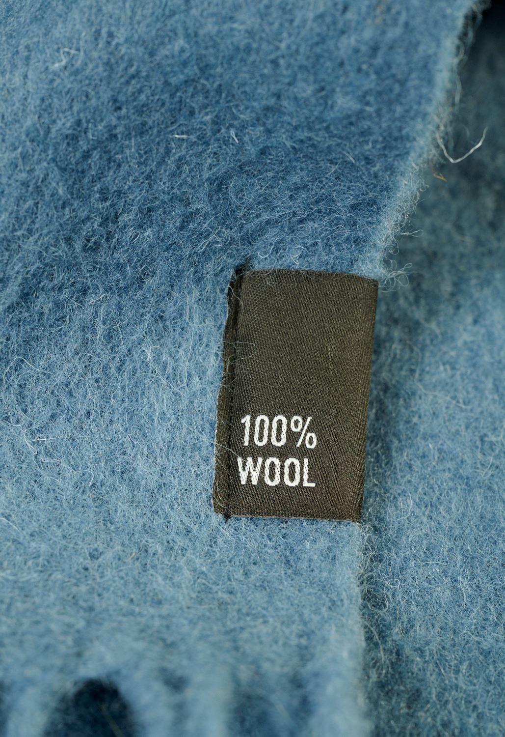 Wolldecke Blau - 4