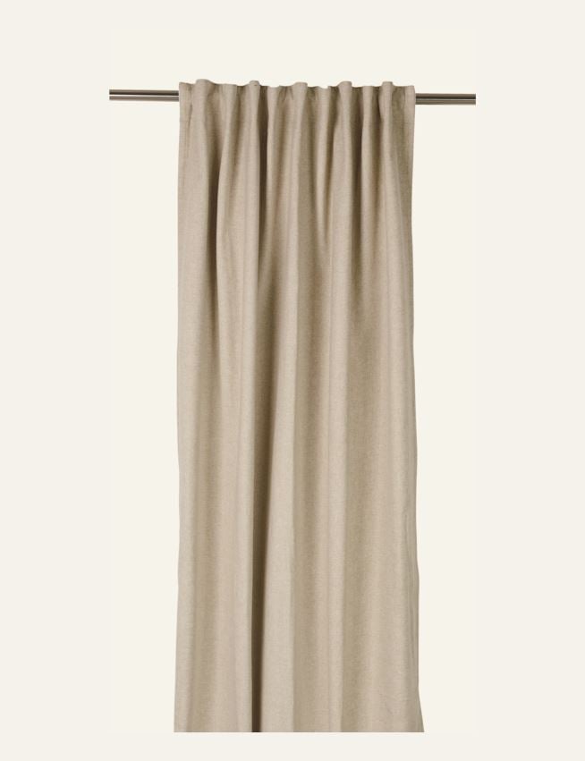 Blickdichter Vorhang (lichtfilternd) Beige - 3