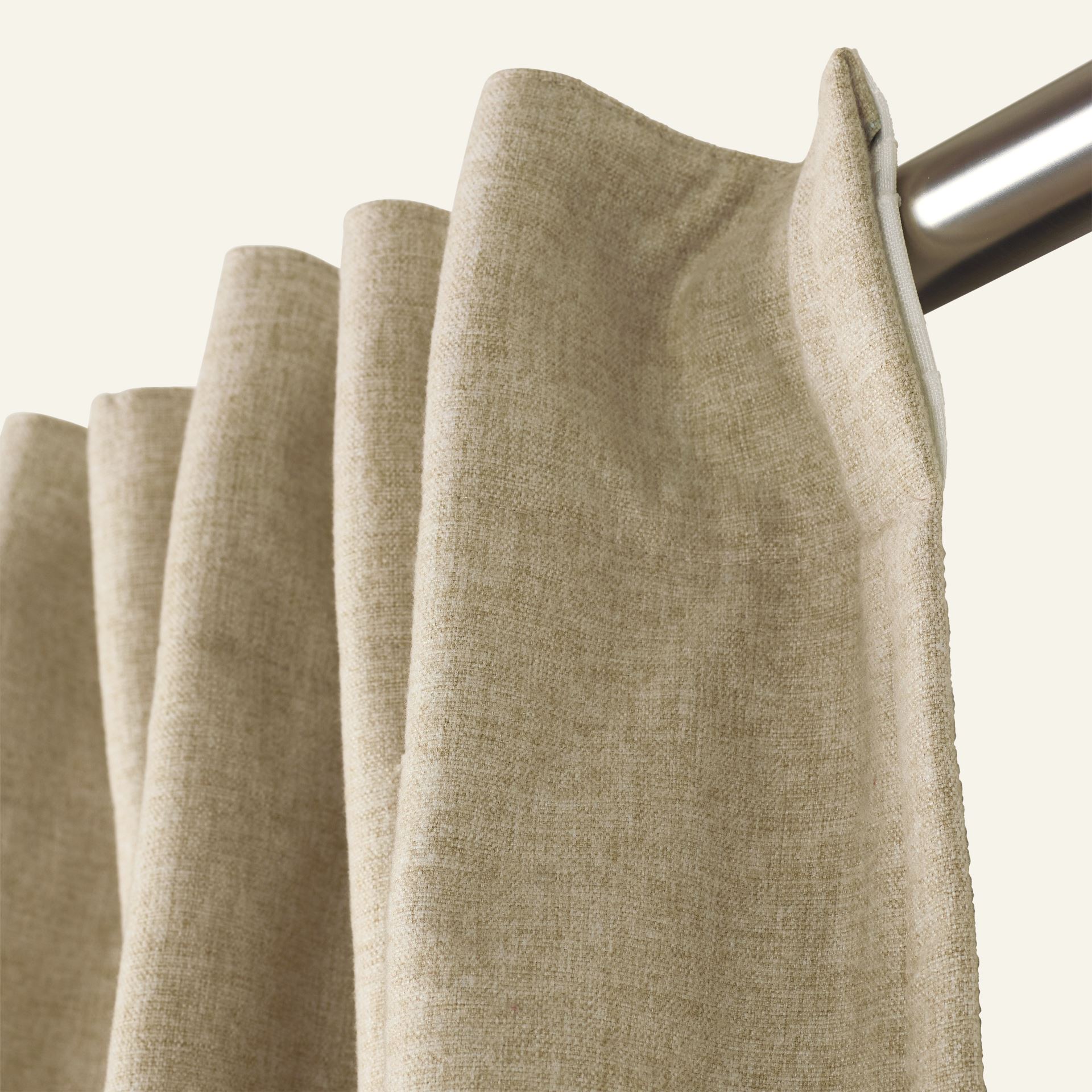 Blickdichter Vorhang (lichtfilternd) Beige - 2