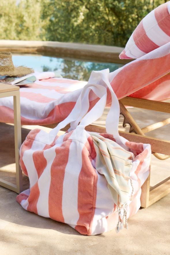 Strandtasche Multi/Pink - 2