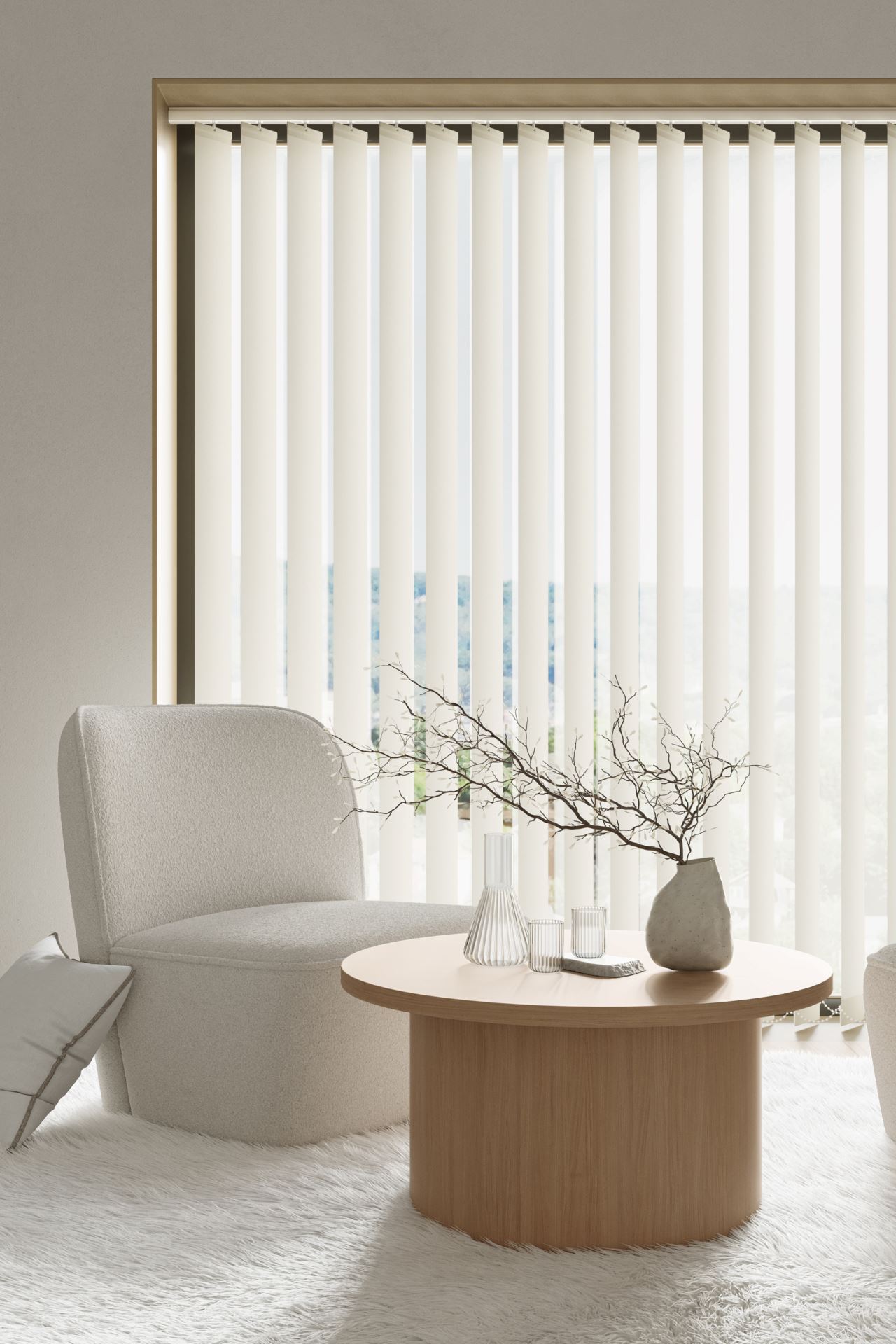 Lamellen Offwhite - 8,9x250cm Offwhite - 1