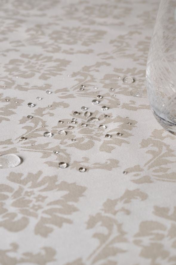 Abwischbare Tischdecke Beige - 5