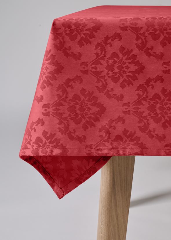 Abwischbare Tischdecke Rot - 3