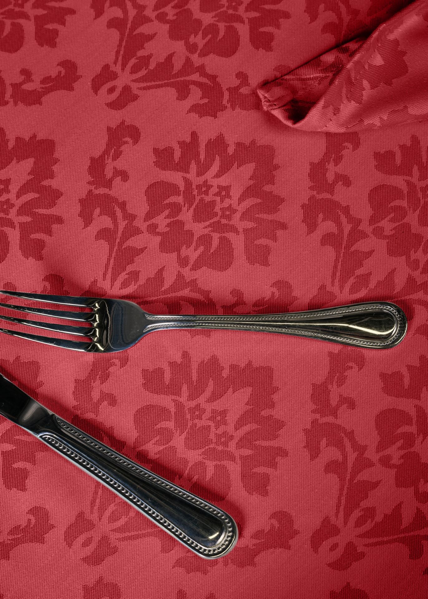 Abwischbare Tischdecke Rot - 5