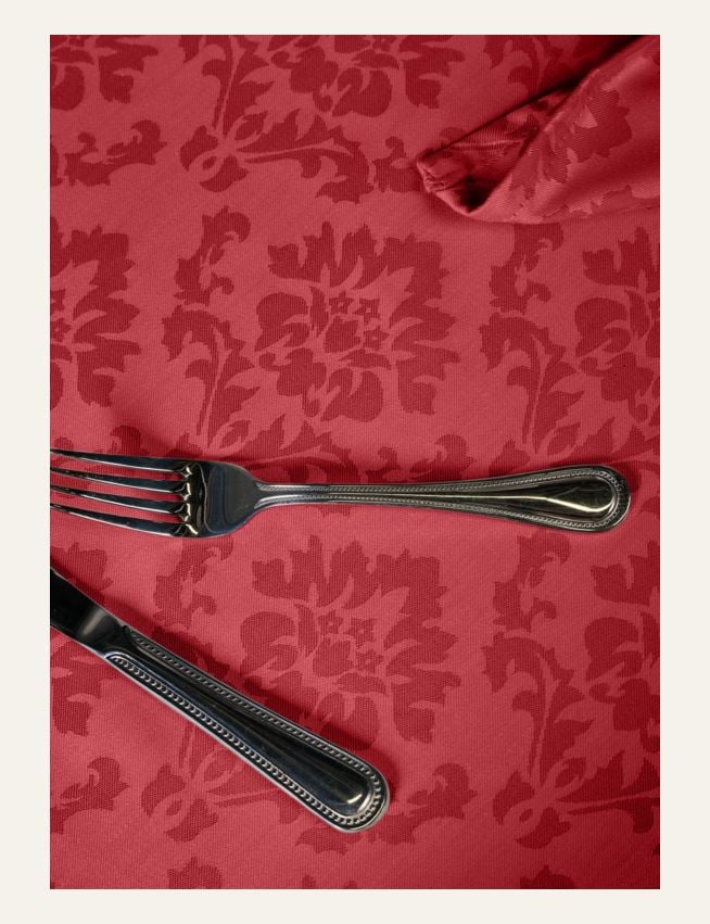 Abwischbare Tischdecke Rot - 5