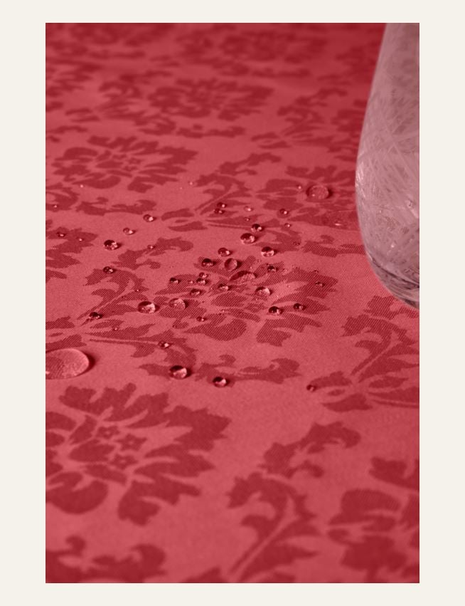 Abwischbare Tischdecke Rot - 6