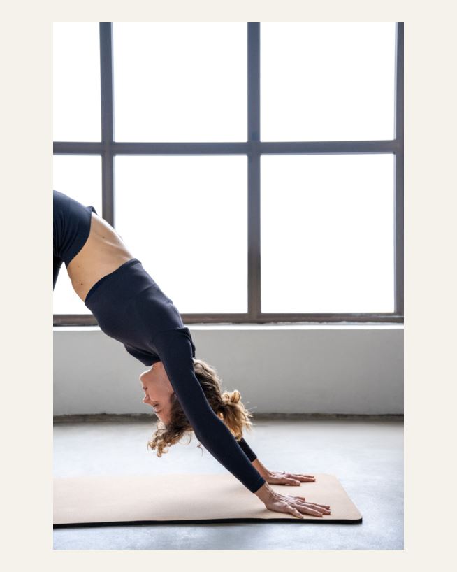 Yogamatte Natur - 61x183 cm Natur - 1