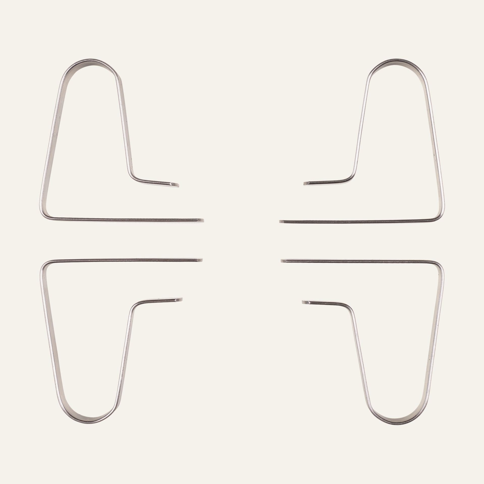Tischdeckenhalter Stahl - 4,6x4,6 cm Stahl - 1