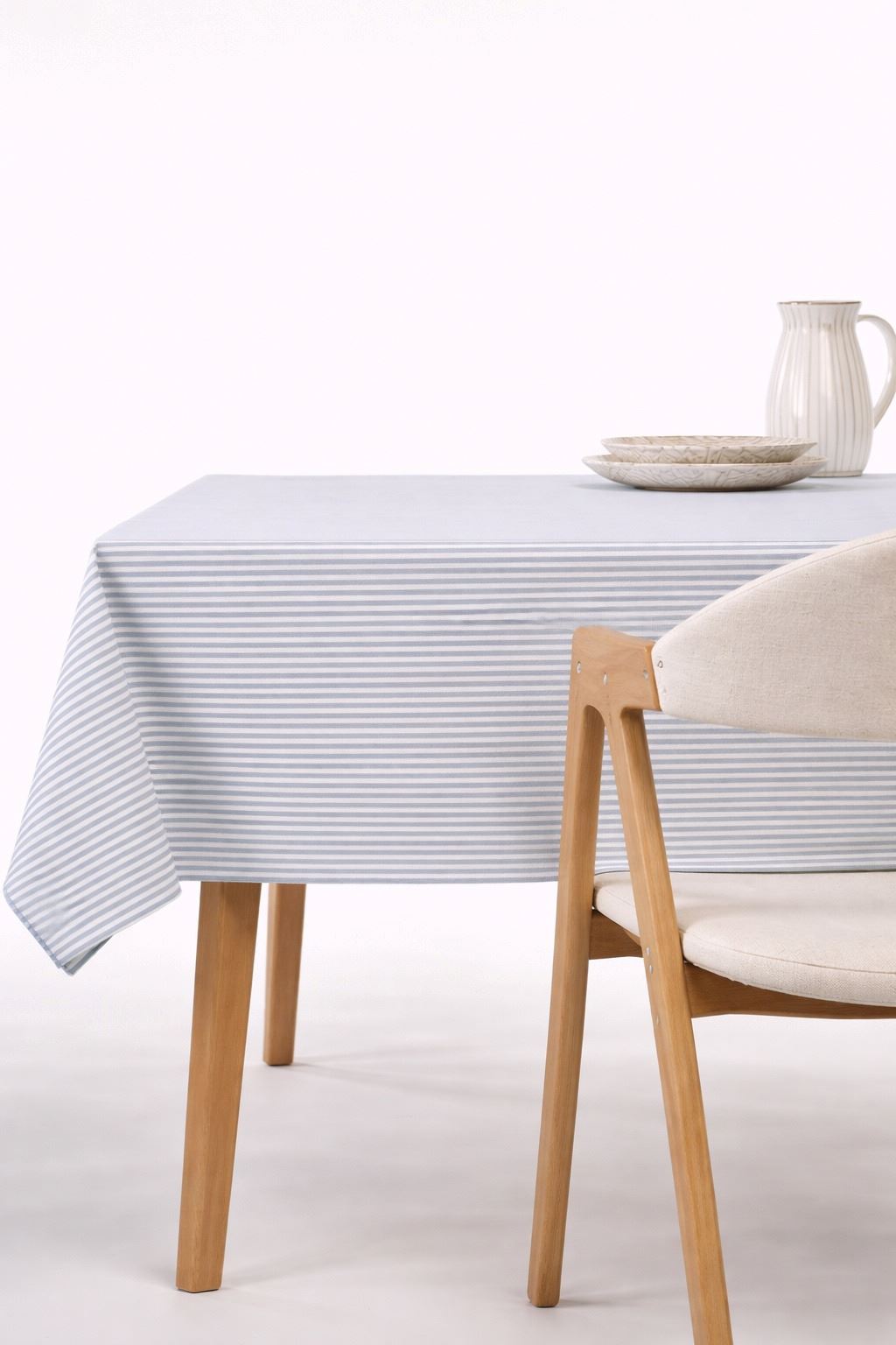 Abwischbare Tischdecke Blau - 140x250 cm Blau - 1
