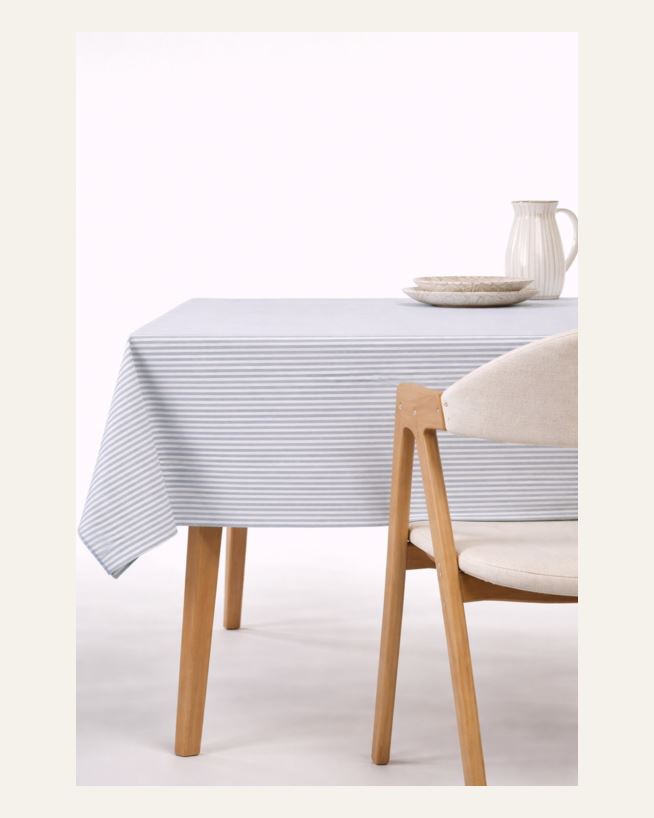 Abwischbare Tischdecke Blau - 140x250 cm Blau - 1