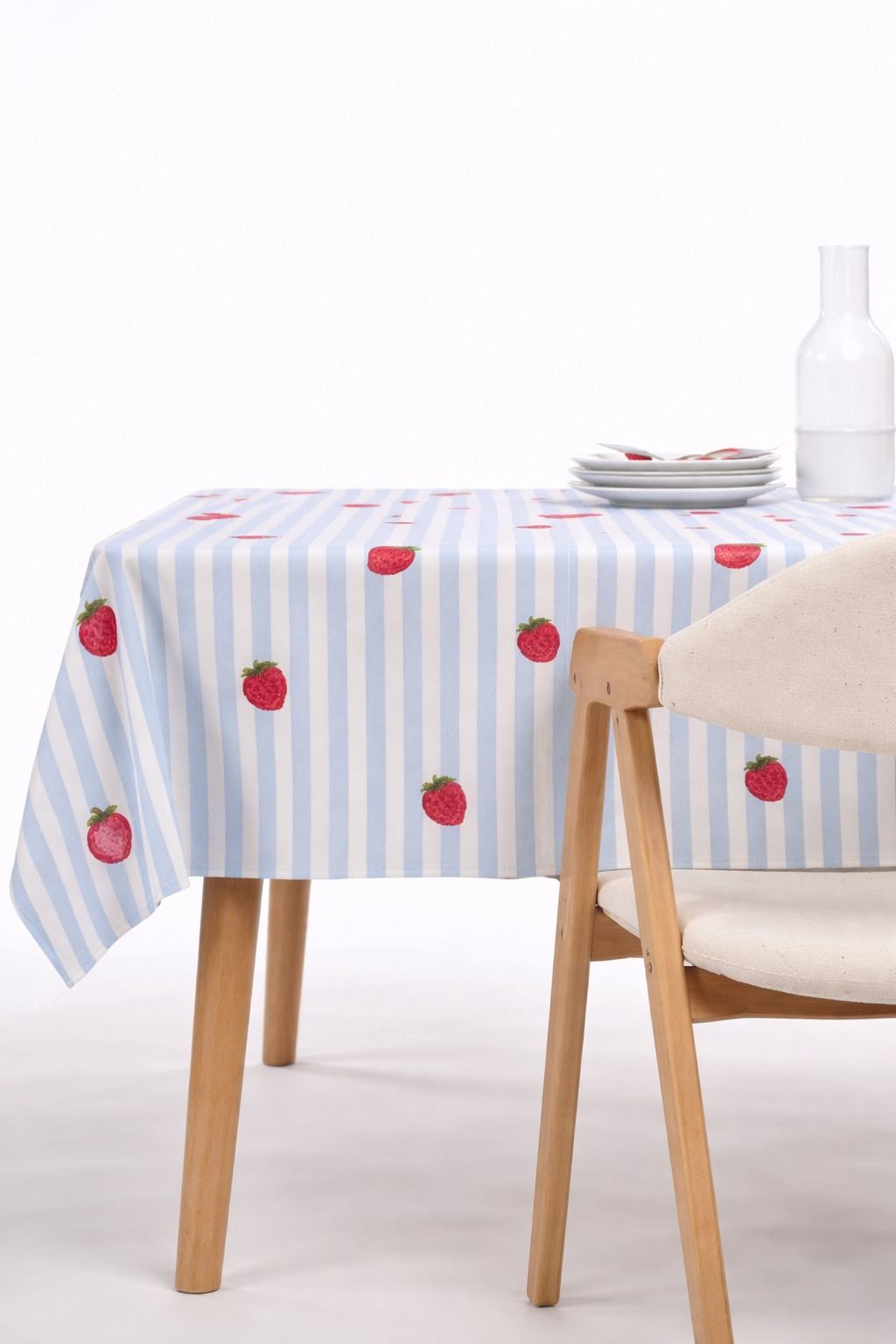 Abwischbare Tischdecke Multi/Blue - 140x250 cm Multi/Blue - 1