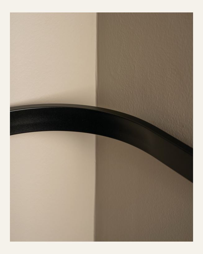 90-Grad-Winkelbogen Schwarz - 20x20 cm Schwarz - 1
