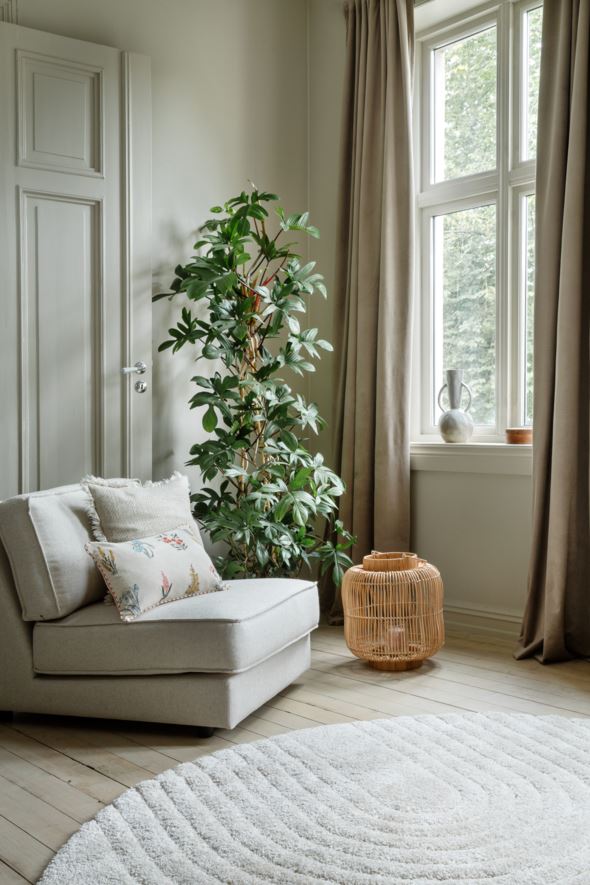 Runder Teppich Offwhite - 2