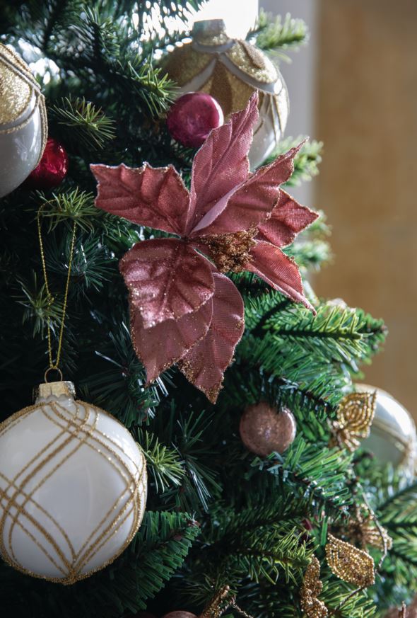 Weihnachtskugel Weiß - 2