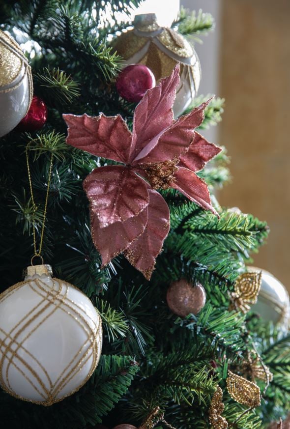 Weihnachtskugel Weiß - 2