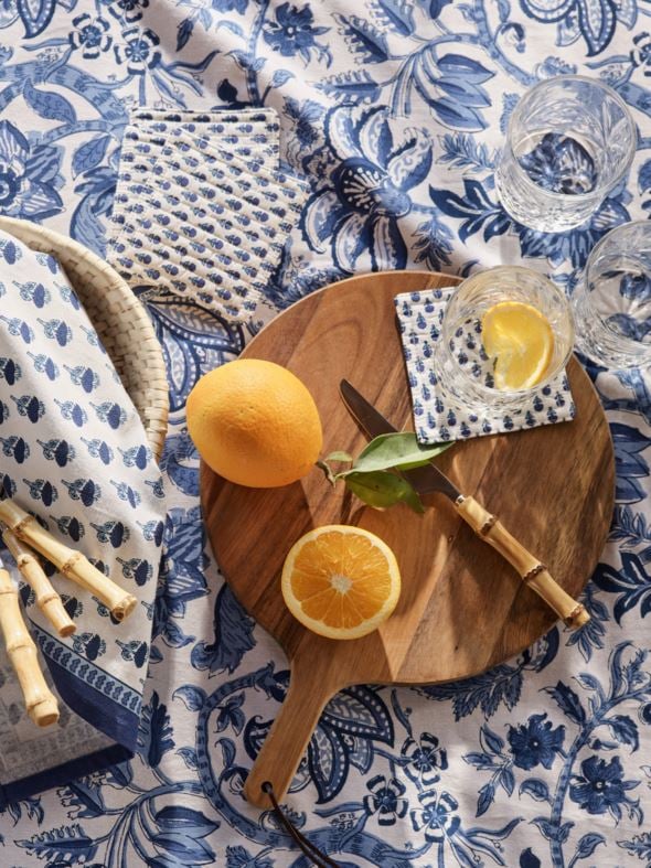 Tischdecke Blau - 3