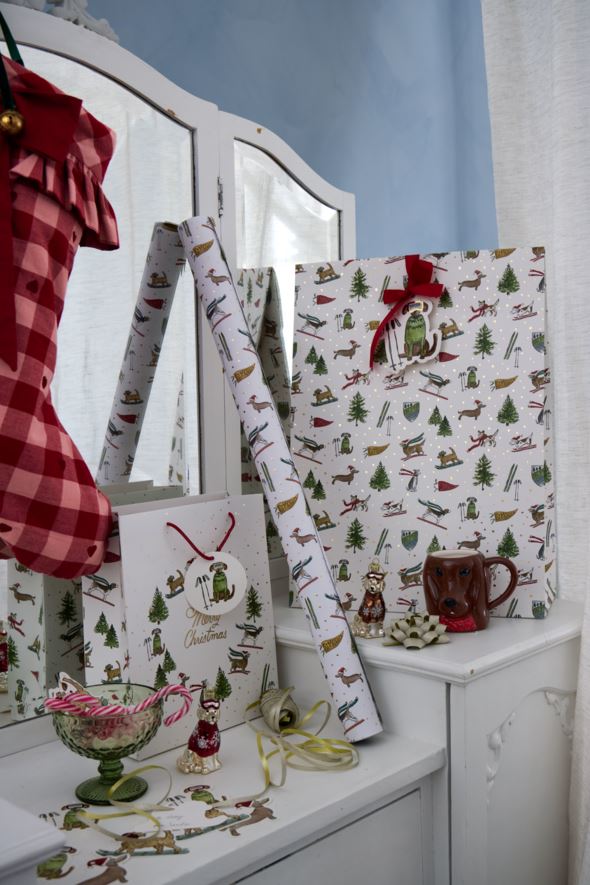 Geschenkpapier Multi/Weiß - 2