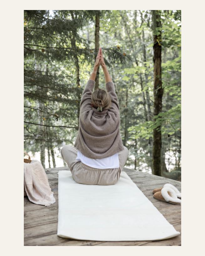 Yogamatte Offwhite - 75x195 cm Offwhite - 1