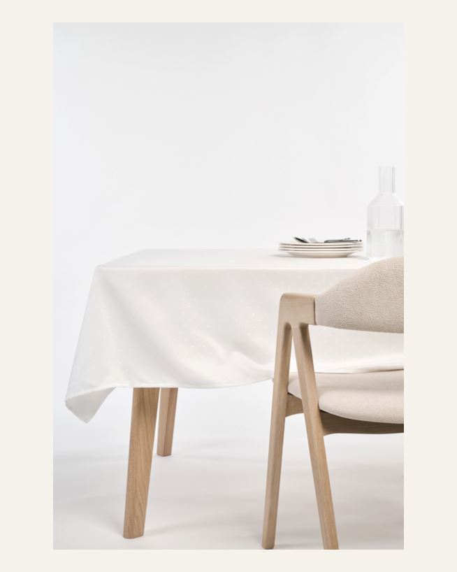 Tischdecke Weiß - 140x250 cm Weiß - 1