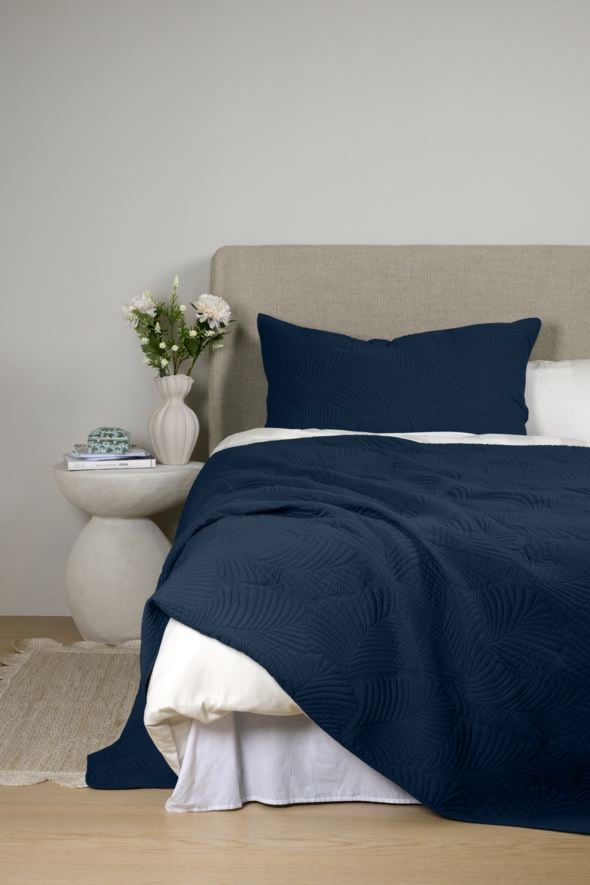 Tagesdecke Marineblau - 3