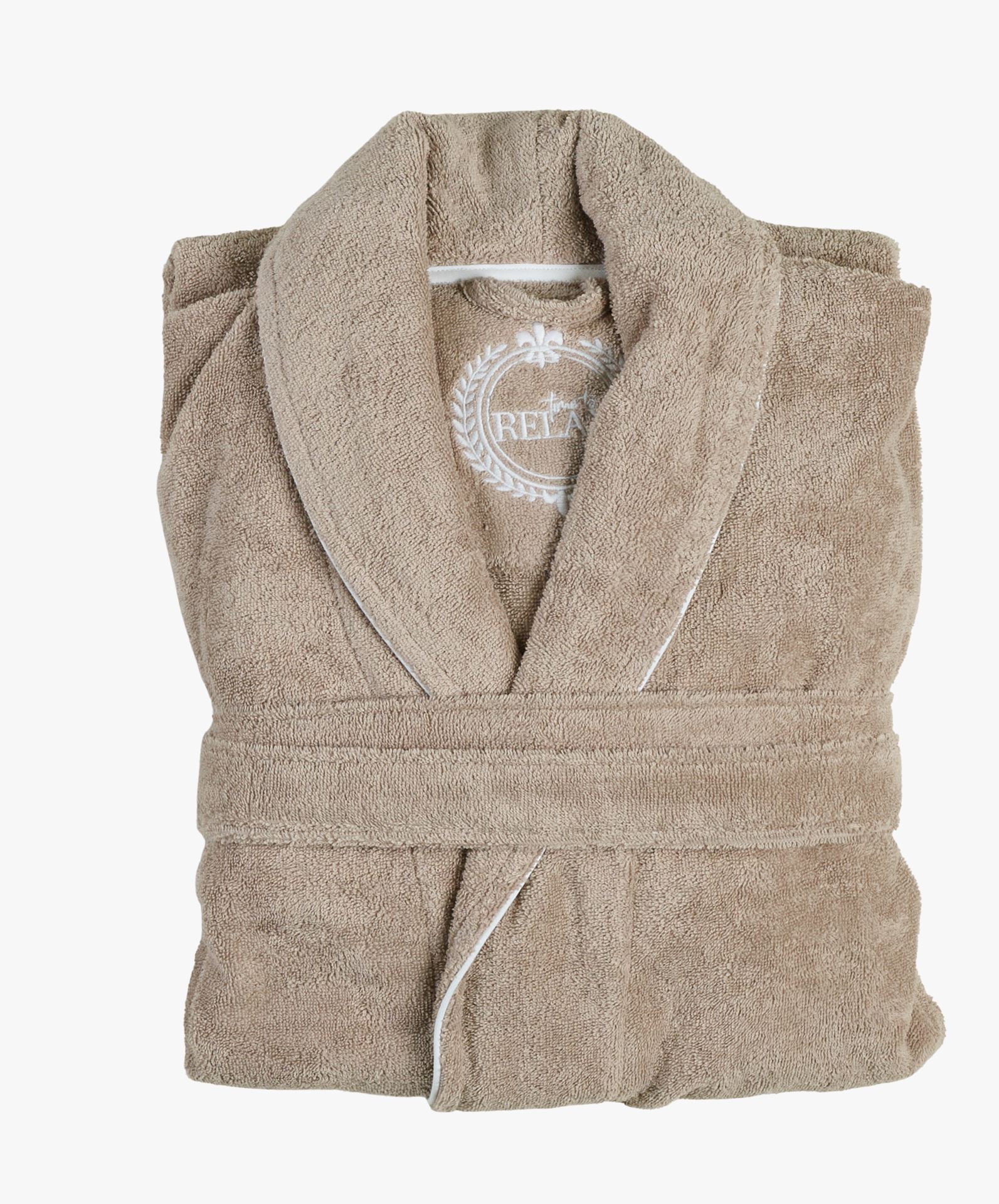 Bademantel Beige - S/M Beige - 1