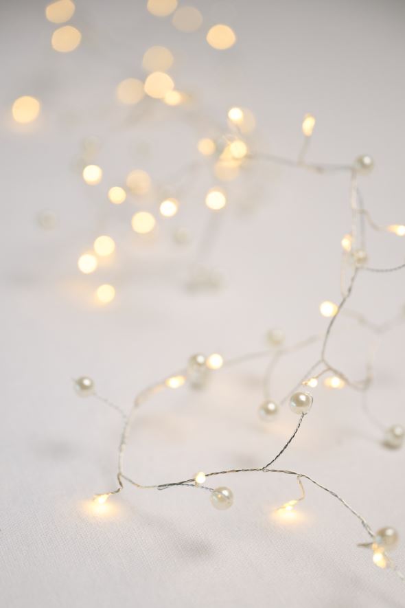 LED-Lichterkette Silber - 3