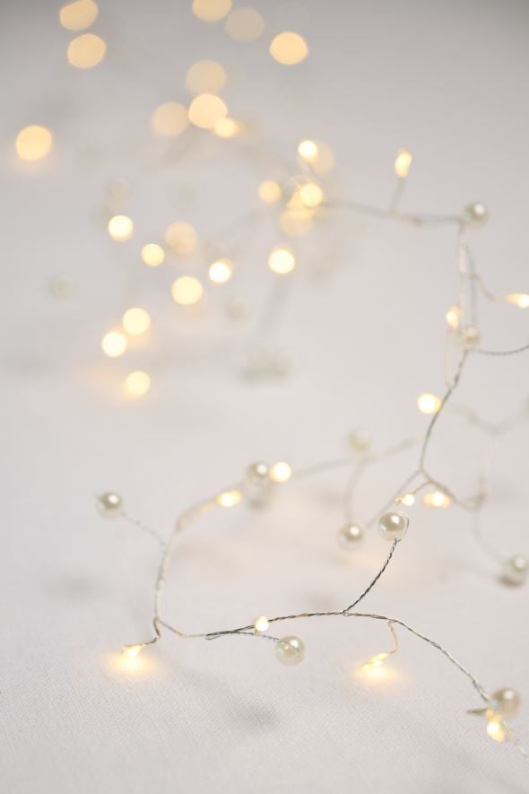 LED-Lichterkette Silber - 3