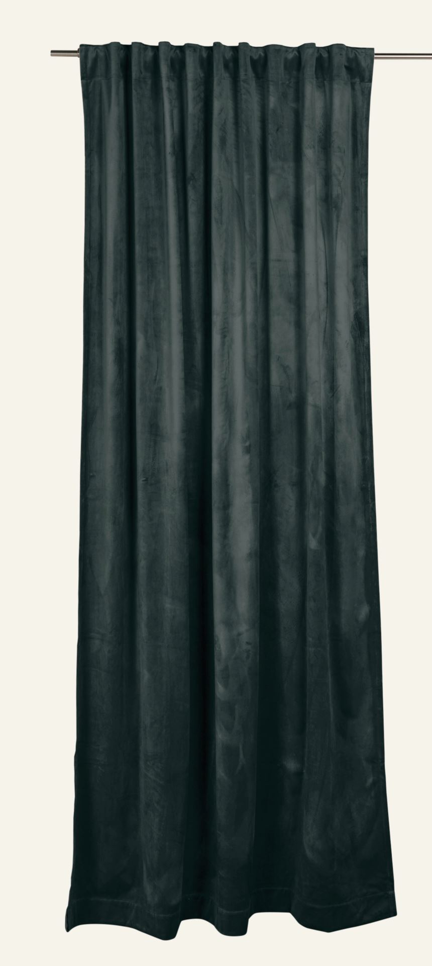 Vorhang Dunkelgrün - 135x240cm 7cm Dunkelgrün - 1