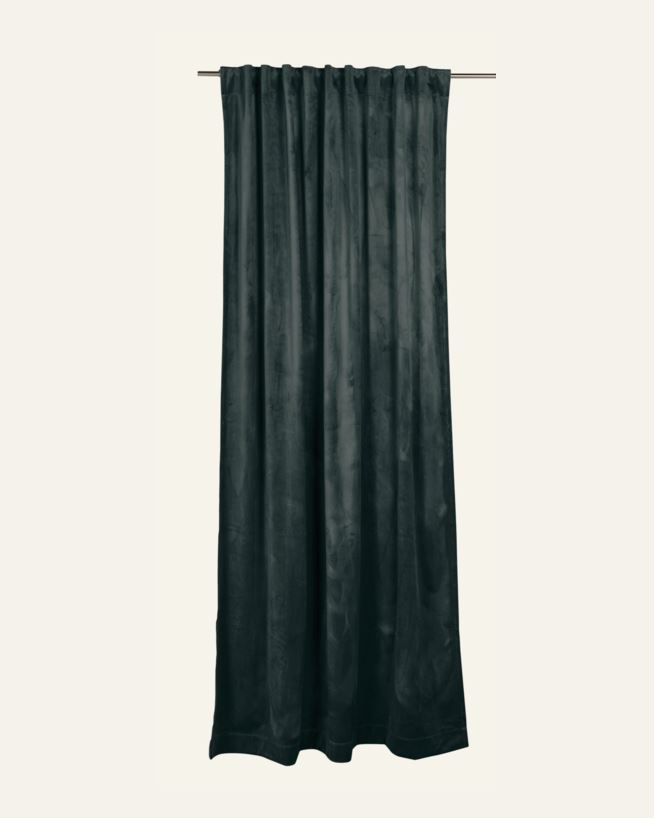 Vorhang Dunkelgrün - 135x240cm 7cm Dunkelgrün - 1