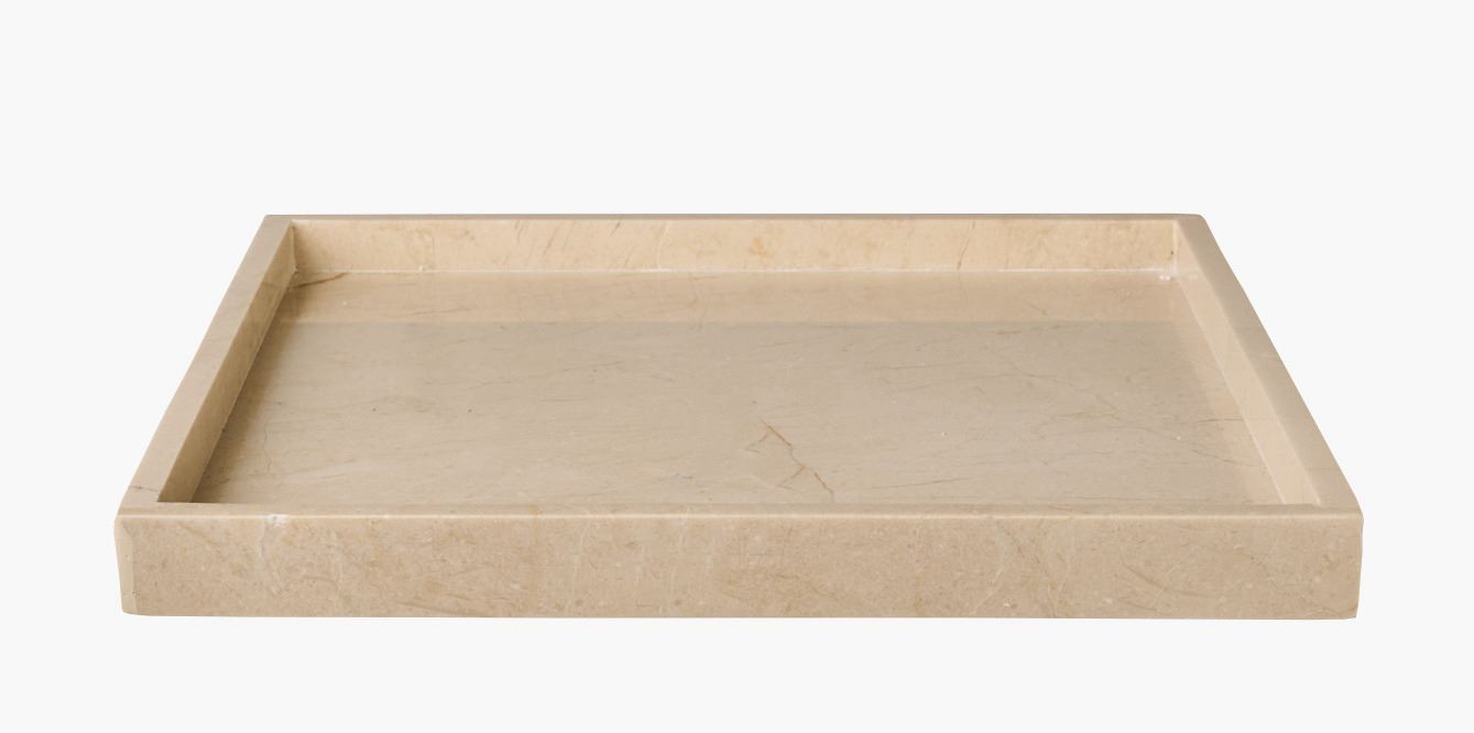 Marmortablett Beige - 2