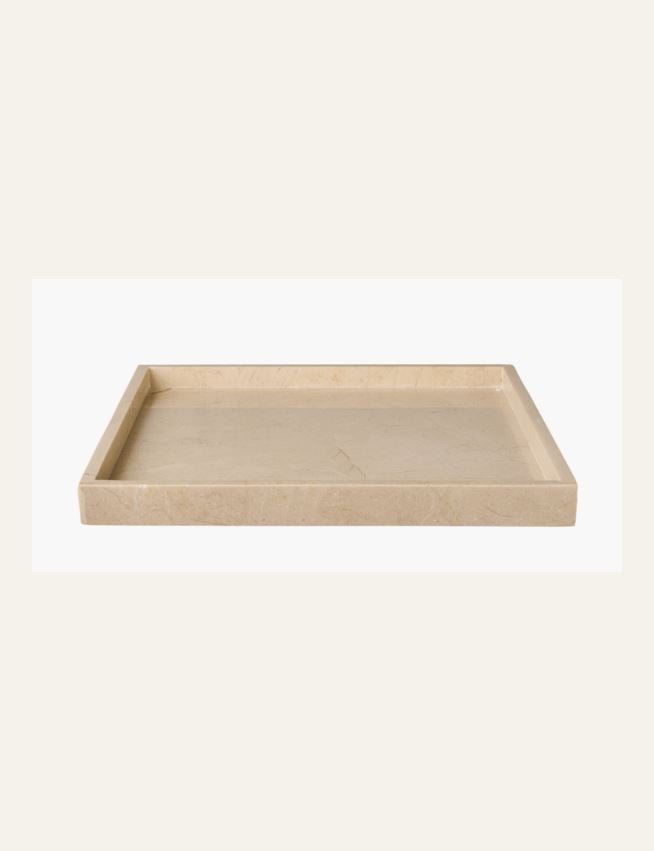 Marmortablett Beige - 2