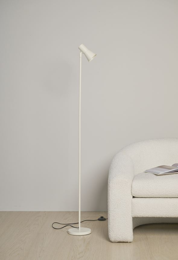 Stehlampe Creme - 2