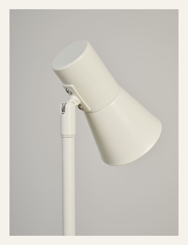 Stehlampe Creme - 3