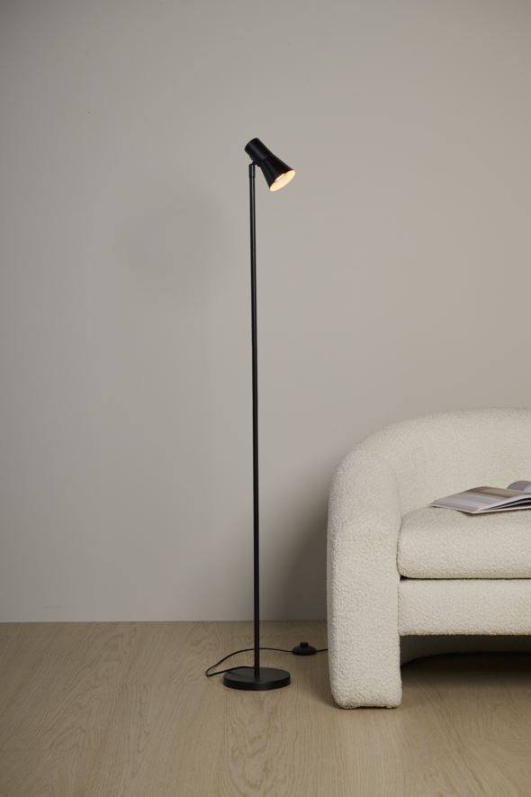 Stehlampe Schwarz - 3
