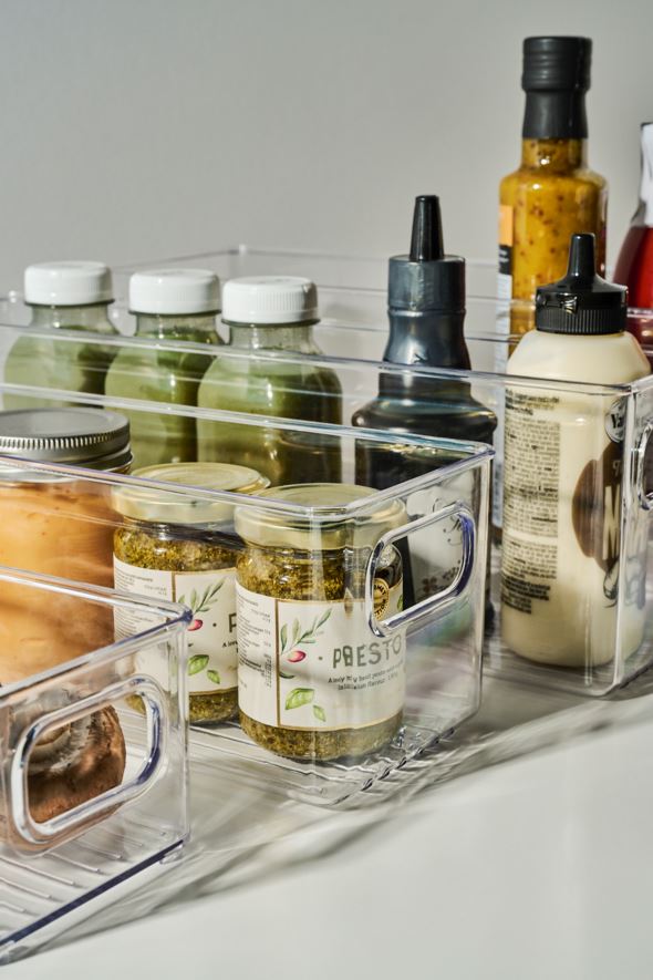 Stapelbare Aufbewahrungsbox Transparent - 2