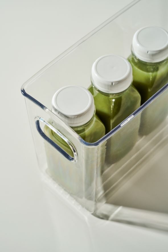 Schmale Aufbewahrungsbox Transparent - 4