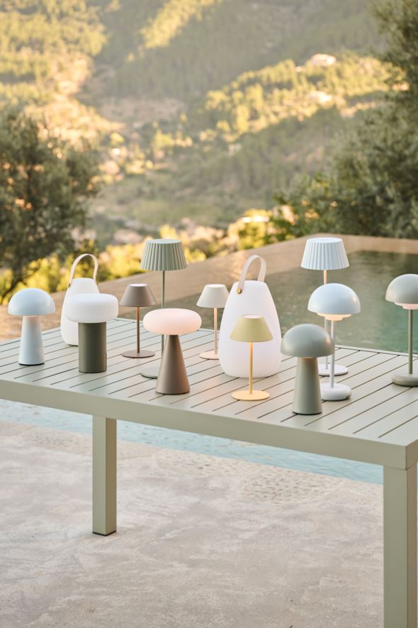LED Tischlampe Hellbeige - 4