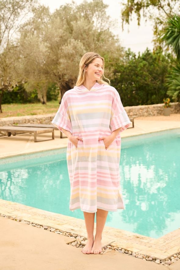 Poncho Multi/Pink - 2