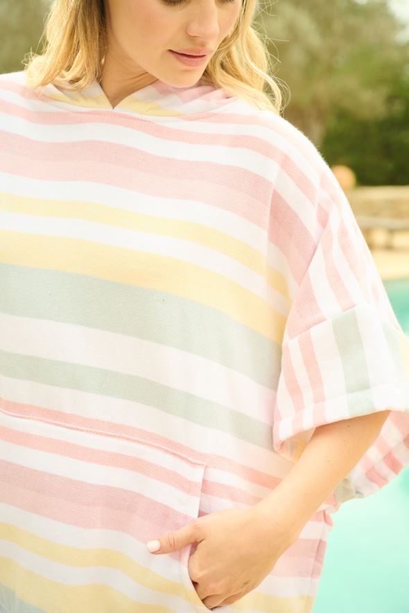 Poncho Multi/Pink - 3