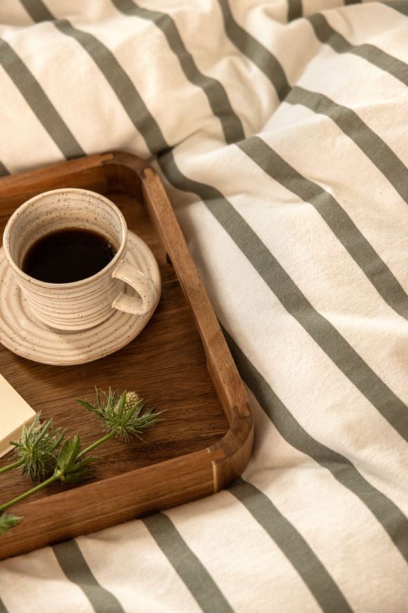 Tasse mit Untertasse Hellbeige - 3