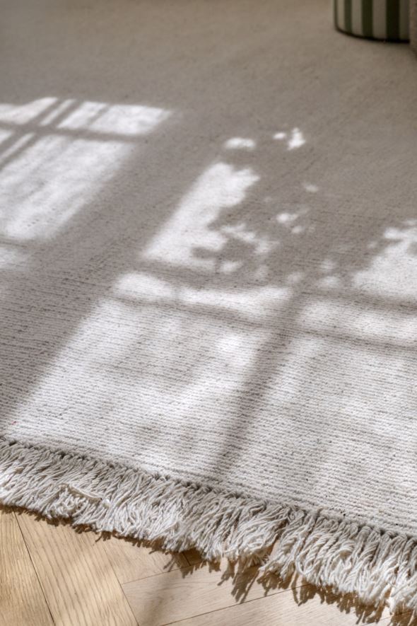 Wollteppich Hellbeige - 5