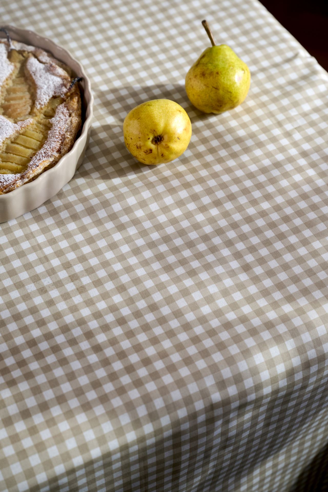 Abwischbare Tischdecke Beige - 140x250 cm Beige - 1
