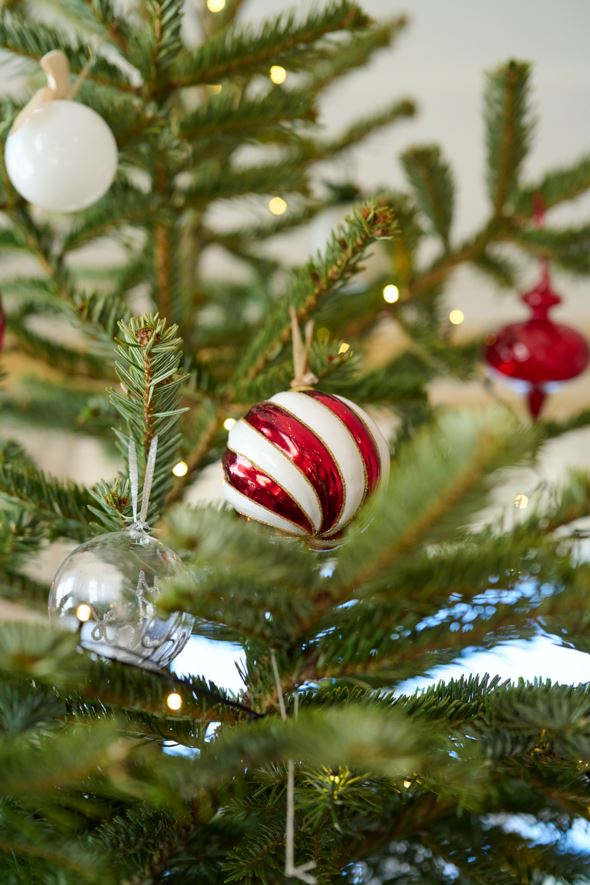 Weihnachtskugel Rot - 2