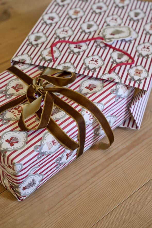 Geschenkpapier Multi/Weiß - 6