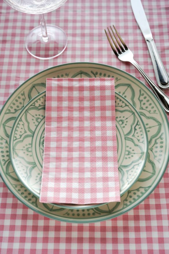 Küchenservietten Multi/Pink - 2