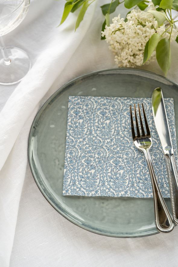 Papierservietten Multi/Blue - 2