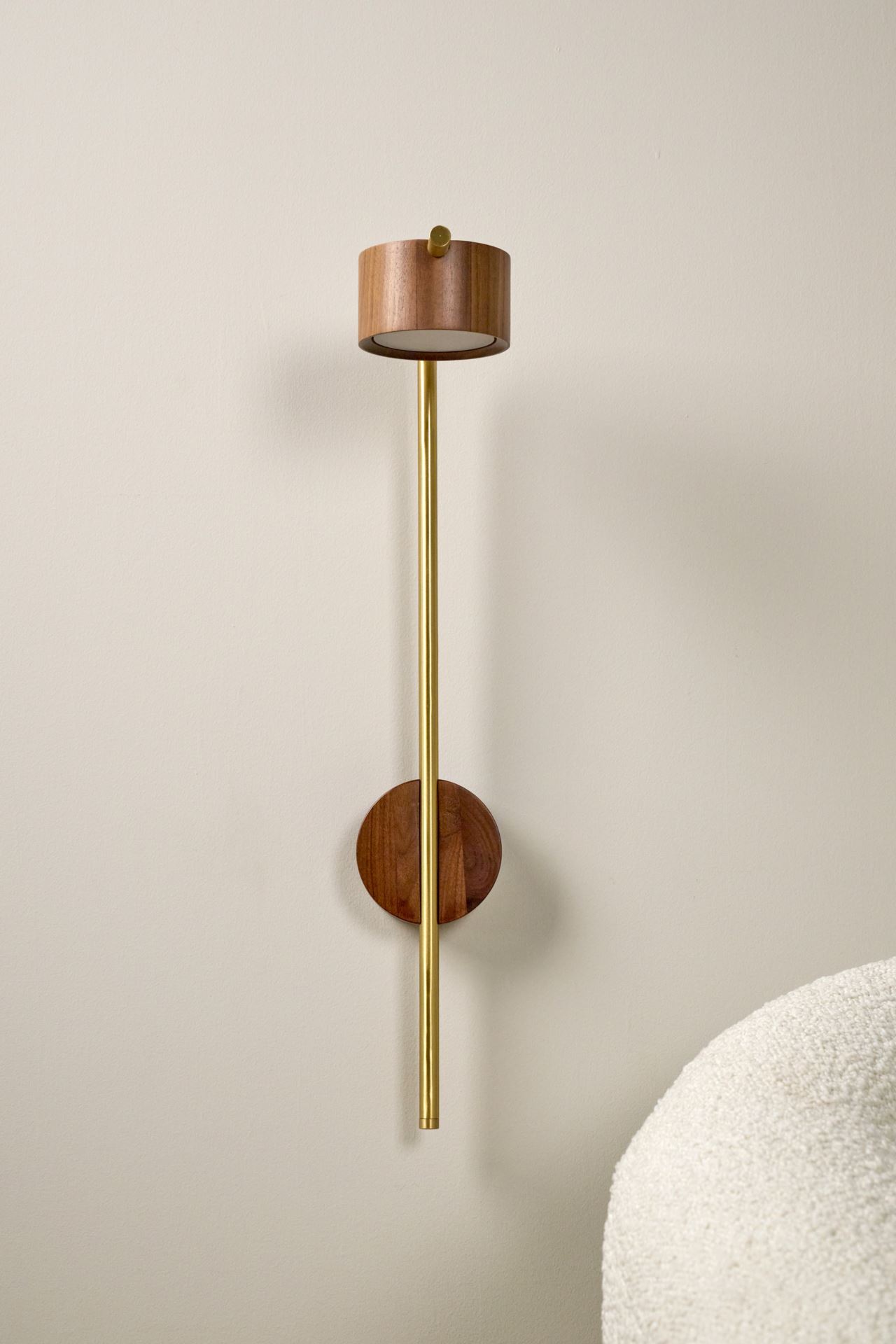 Wandleuchte Braun - 2