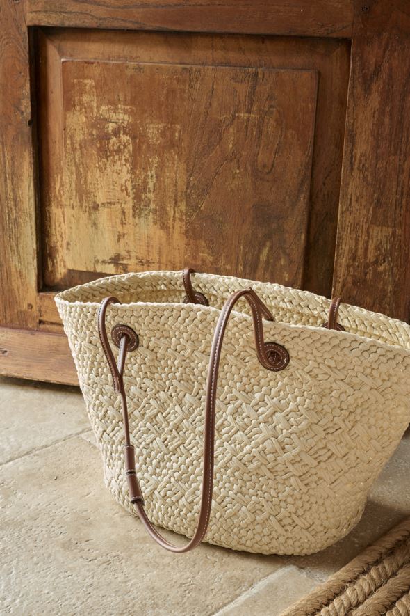 Strohtasche Natur - 7